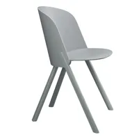 e15 - e15 ch05 this - chaise - gris clair/laqué/pxhxp 58x80x54cm52.5x78x56.5cm